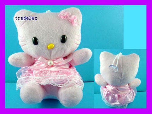 Hello Kitty Pink Plush Doll Toy Set