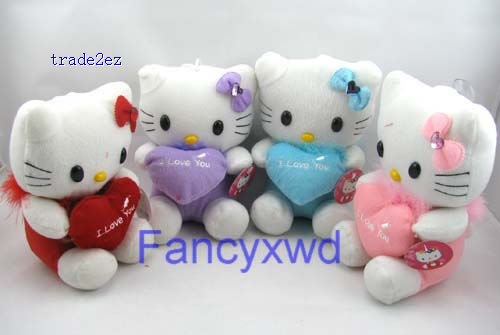 Hello Kitty with heart Doll Soft Toy