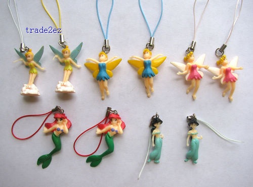Tinker bell Princess figures mobile phone Strap Charms