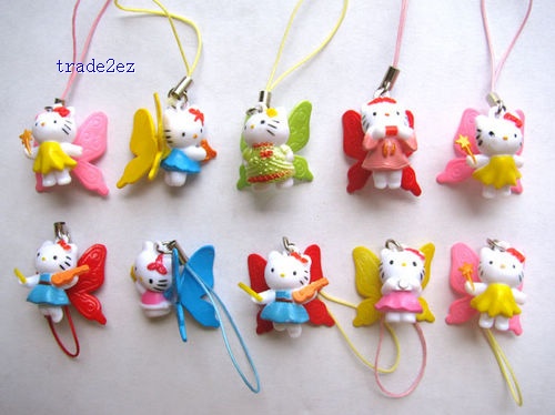 Hello Kitty figures mobile phone Strap Charms