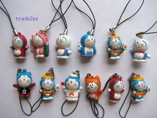 Doraemon Cell mobile phone chain straps charms