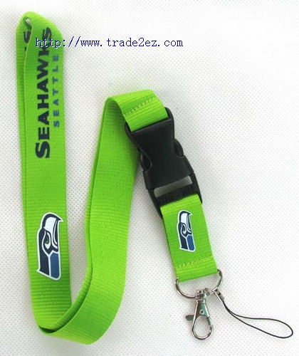 SeattleSeahawks NFL Lanyard for MP3/4 cell phone key chain