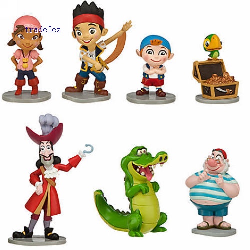 JaKe and the NeVeR LaNd PiRaTeS~IZZY+CUBBY+SKULLY~7 FIGURE