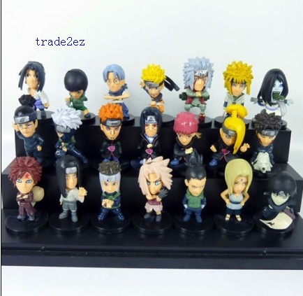 Anime Naruto 21PCS MINI CHARACTERS COLLECTION