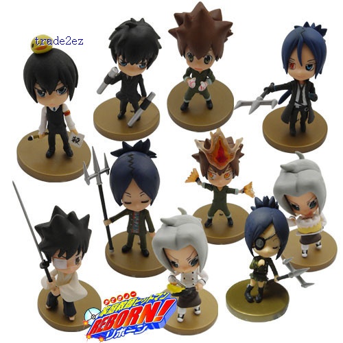 ANIME Katekyo Hitman Reborn 10 PCS CHARACTERS FIGURES