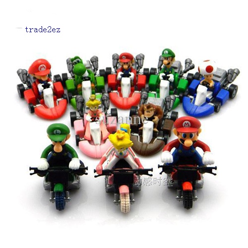 super mario bros kart pull back car 2