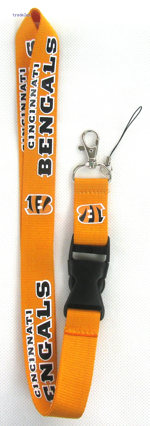 CincinnatiBengals Logo Lanyard/ MP3/4 cell phone/ keychains /Neck Strap Lanyard