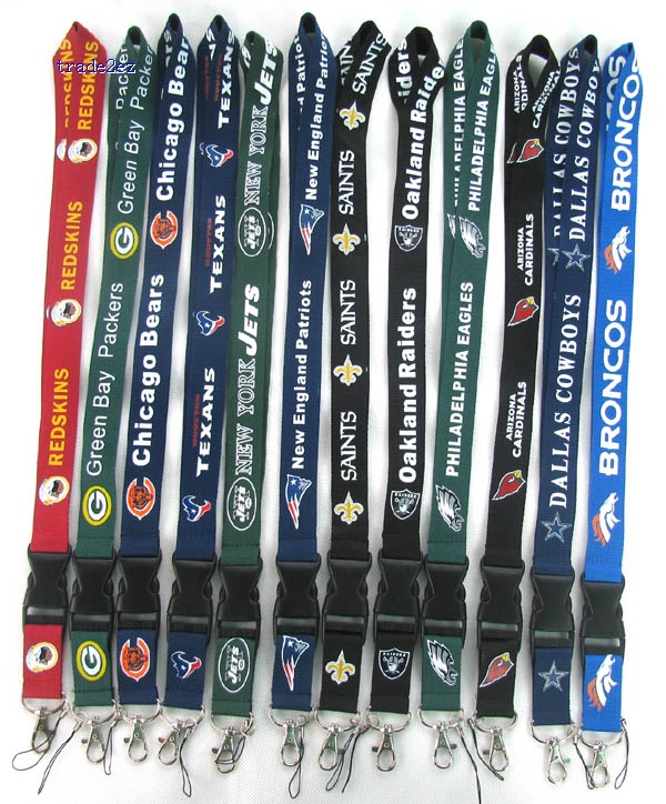 NFL 23 Club Style lanyards super keychains