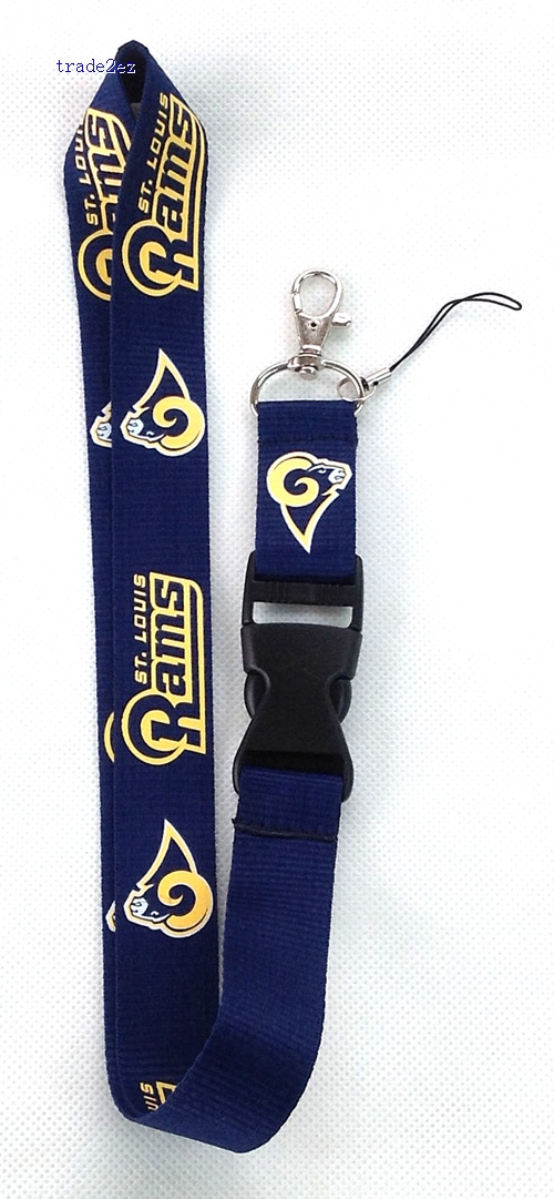 St. Louis Rams Sports Logo Phone Key Chain Neck Strap lanyard ID holders