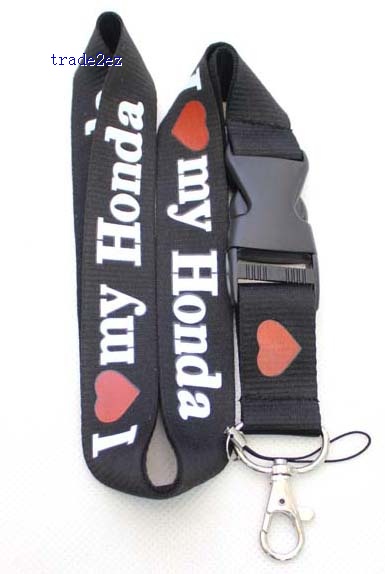 I LOVE MY HONDA Lanyard ID card Phone Strap