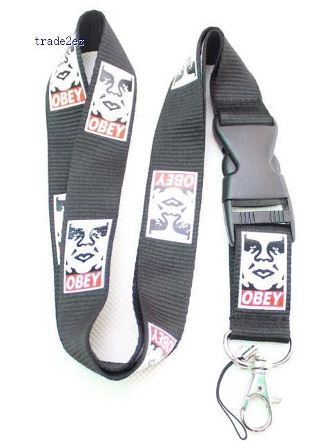 obey Lanyard ID card Phone Strap