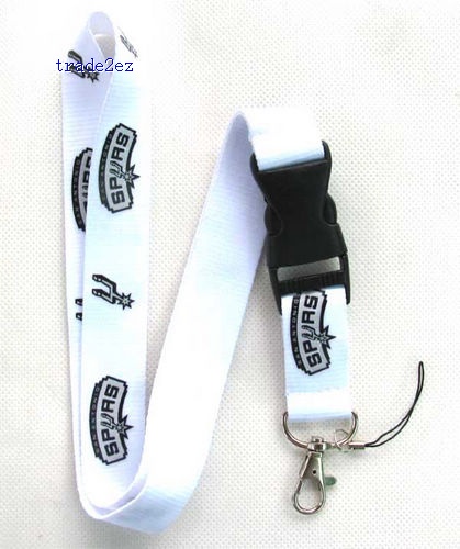 SPYRS White Logo Phone Lanyard Key ID Neck Strap