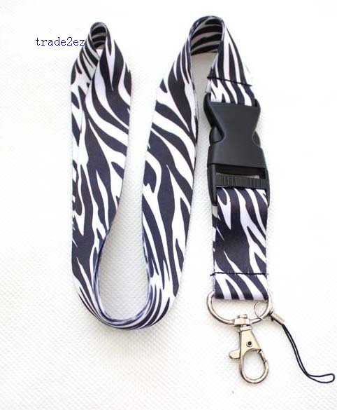 Zebra Lanyard ID card Phone Strap