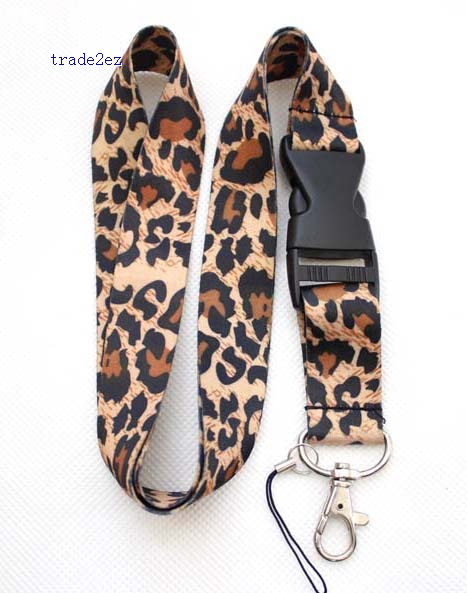 Leopard Lanyard ID card Phone Strap