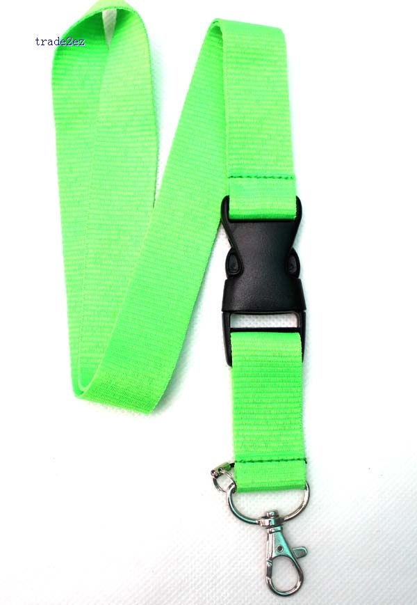 Blank Solid lanyard green