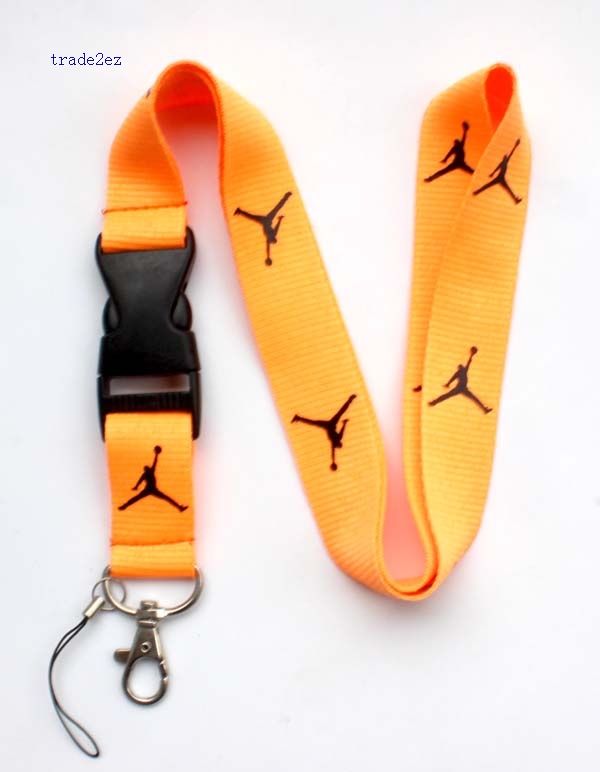 Jordan lanyard orange black