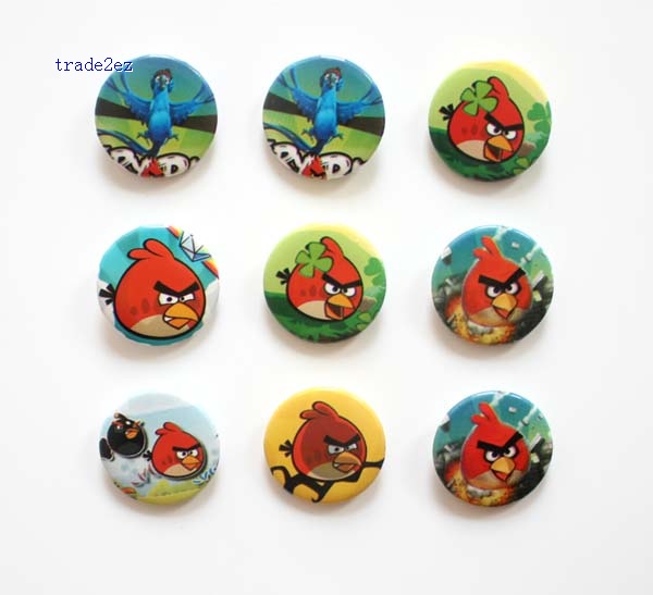 Angry bird 2.5cm pin badge