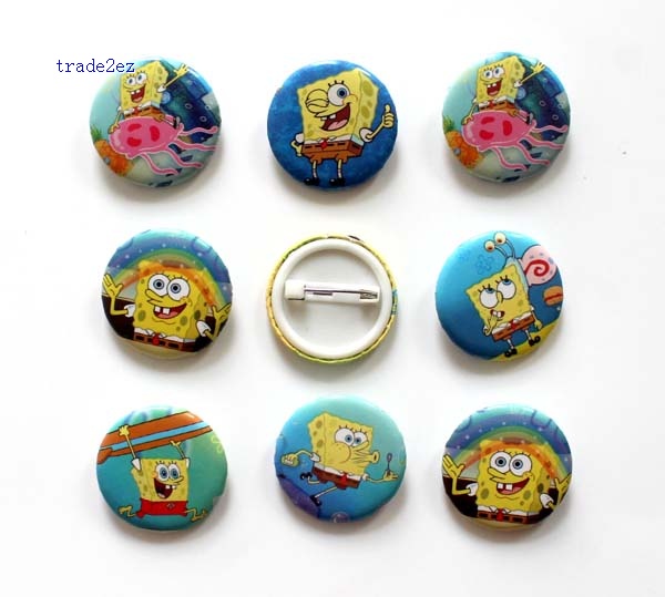 Spongebob 2.5cm badge