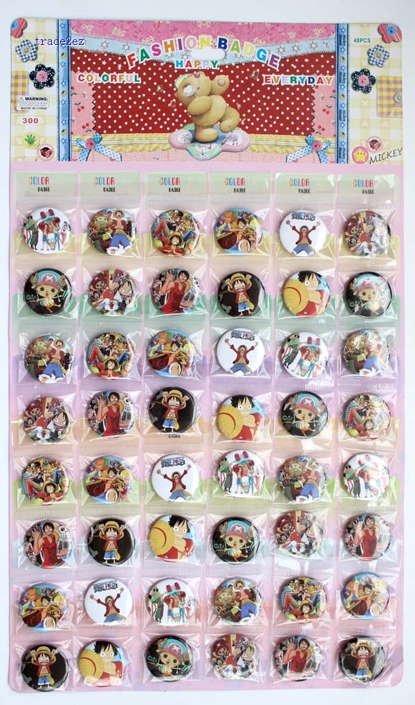 ONE PIECE  3 cm badge