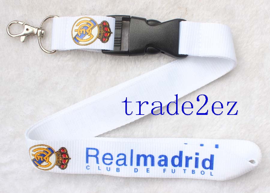 Real Madrid CF Cell PHONE LANYARD KEYS ID NECK STRAPS