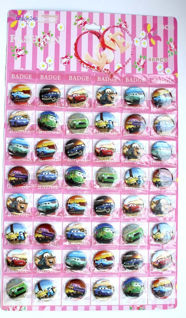 the cars 3cm badge