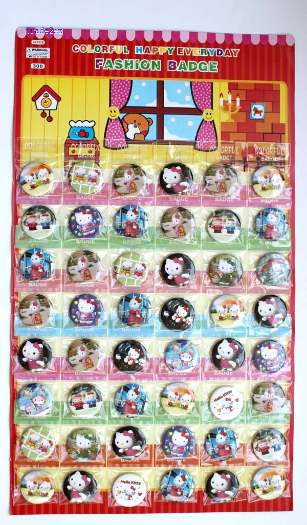 Hello Kitty 3 cm badge Fashion