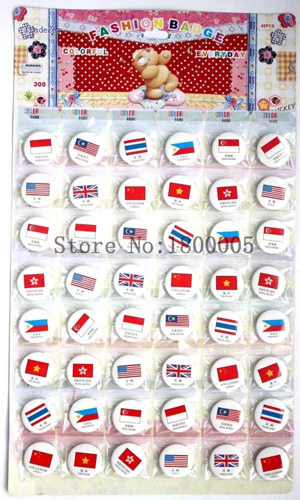 flags 3cm badge