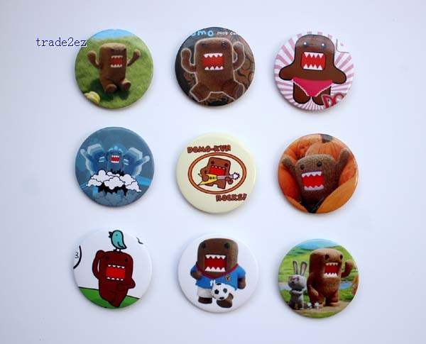 Domokun 4.5cm badge