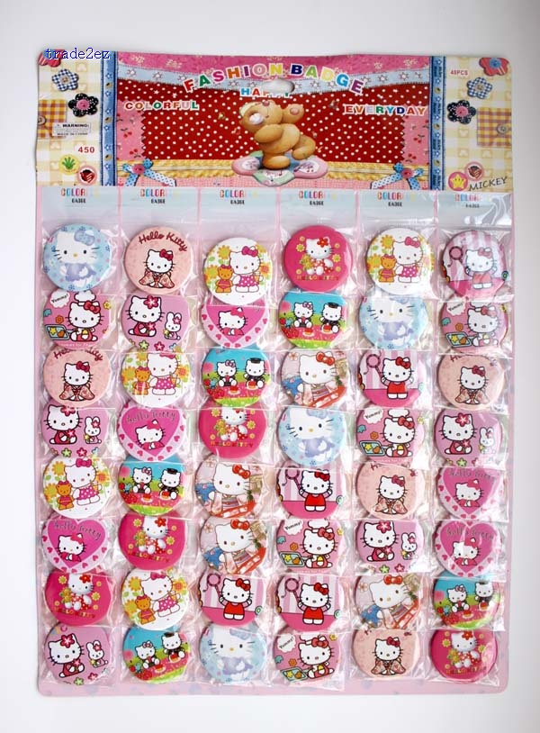 Hello Kitty 4.5 cm badge Fashion