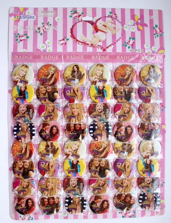 Hannah Montana 4.5 cm badge