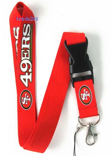 San Francisco 49ers mobile Phone lanyard Keychain straps