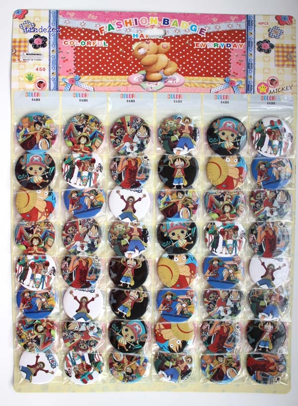 ONE PIECE  4.5cm badge new