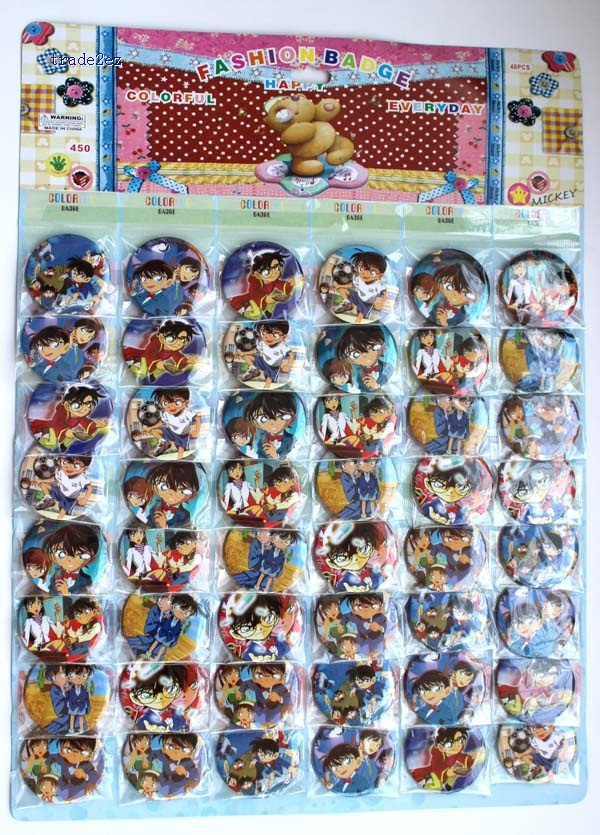 Detective Conan 4.5 CM BADGE new