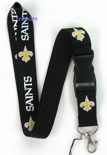 New Orleans Saints Phone Strap NECK Hook Lanyard Charm