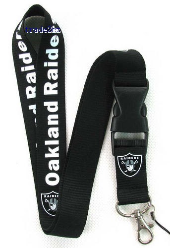 Oakland Raiders Mobile Phone LANYARD Neck Strap Charms