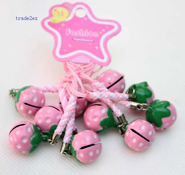 Strawberry ring bell pink