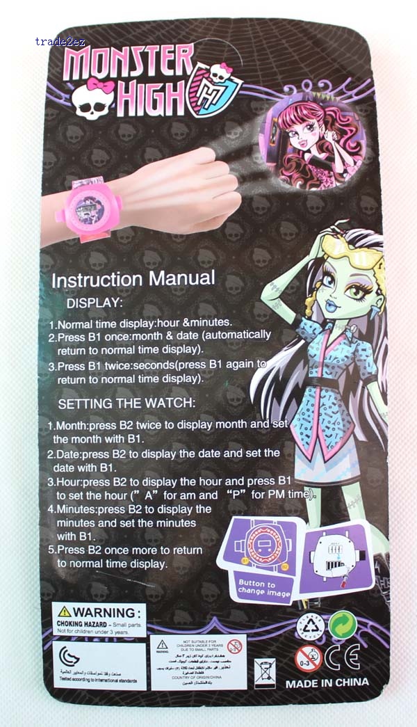 Monster High  projection watches 24 pictures