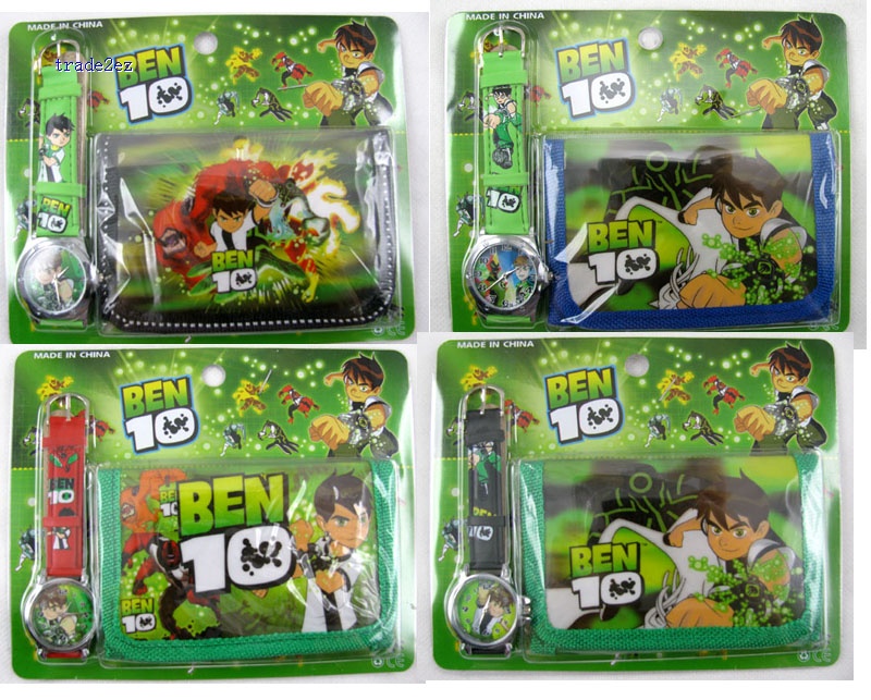 ben 10 wallet and watch set