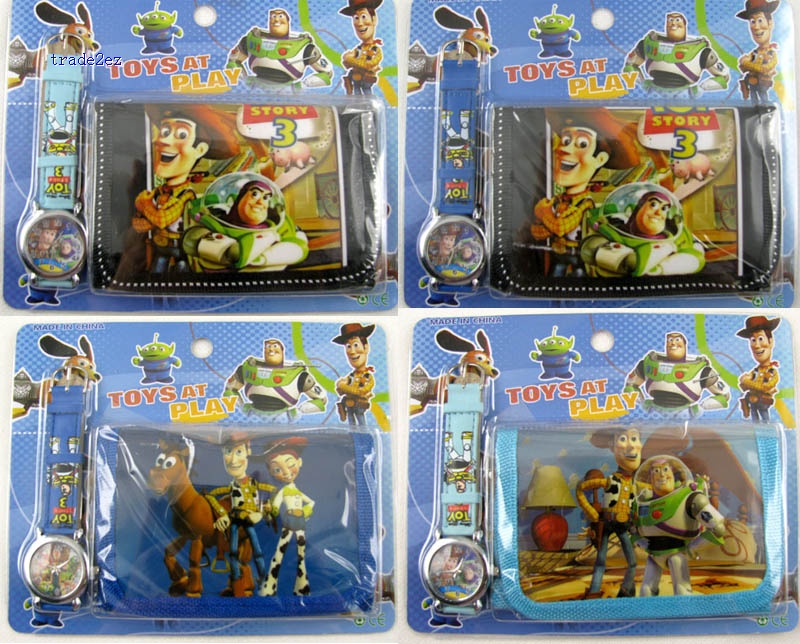 toy story wallet and watch set