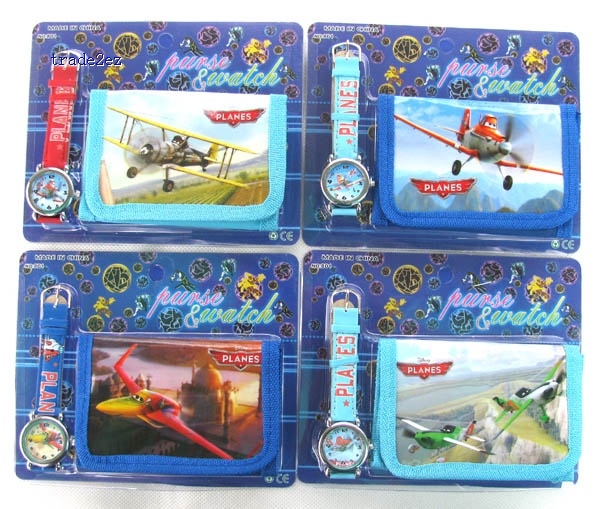 the planes watches and wallet set