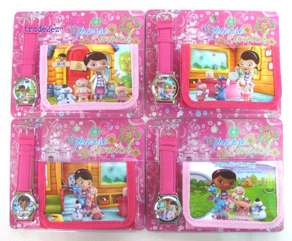 SoDoc Mcstuffins wallet and watch set