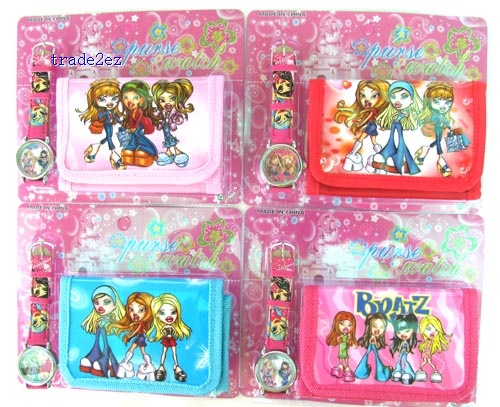 bratz wallet and watch set