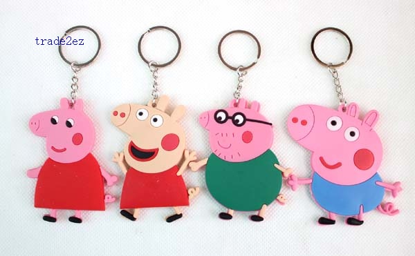 peppa pig key chain