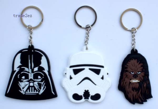 5 styles star wars key chain