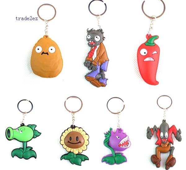 Plants vs. Zombies key chain