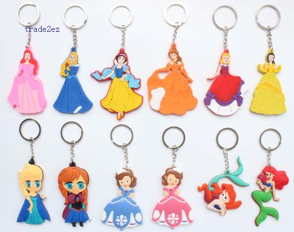 princess snow white Mermaid keychain