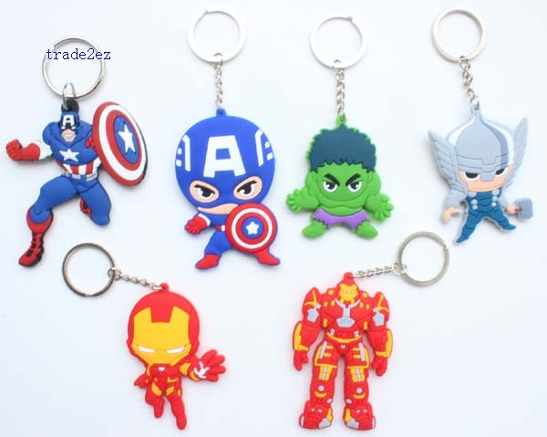 Avengers heros mixed keychain