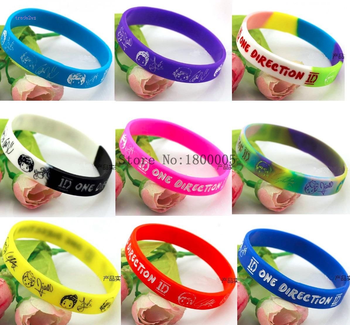 One Direction silicone bracelet small