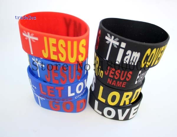 Jesus silicone bracelet