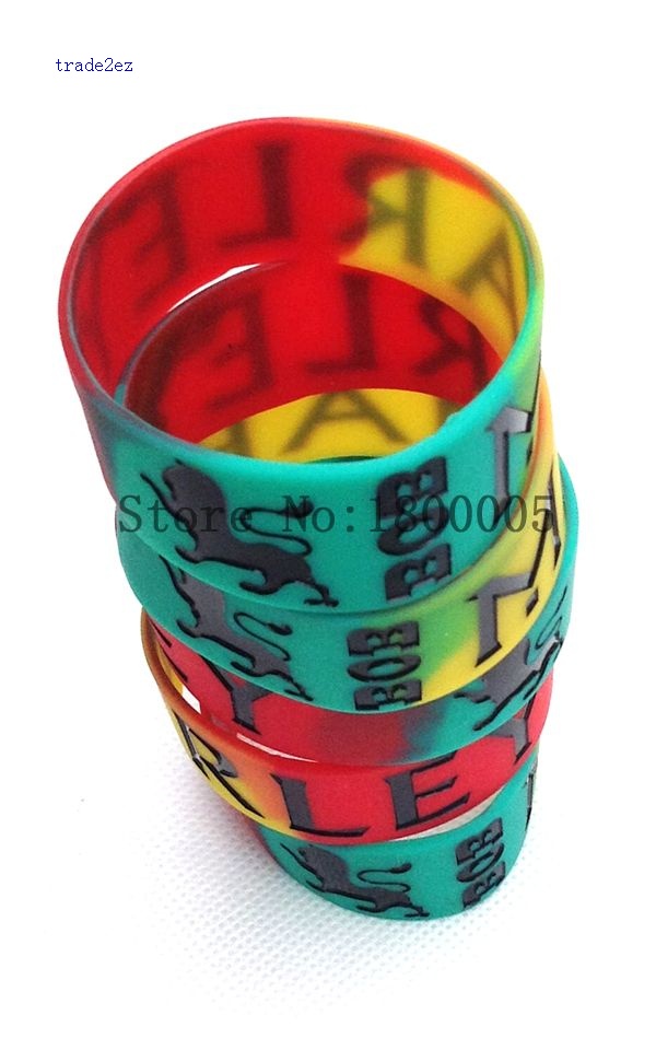 Bob marley silicone bracelet